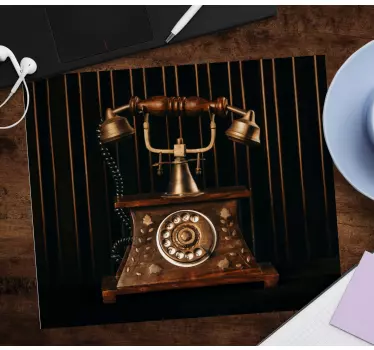 Tappetino mouse originale telefono bell vintage - TenStickers