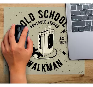 Tappetino mouse originale walkman stereo vintage - TenStickers