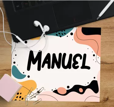 Tappetino mouse personalizzabile accenti di nome audaci - TenStickers