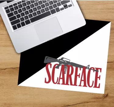 Tappetino mouse personalizzabile arte ispirata a scarface - TenStickers