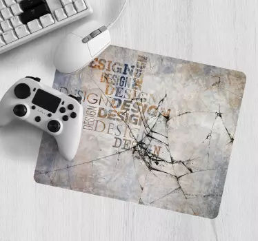 Tappetino mouse personalizzabile arte testuale contemporanea - TenStickers