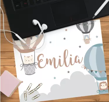 Tappetino mouse personalizzabile palloni aerostatici - TenStickers