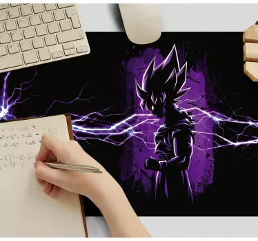 Tappetino per mouse anime Goku super saiyan - TenStickers