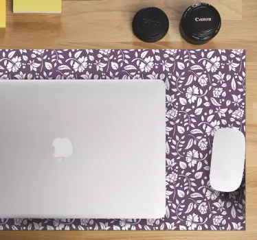 Tappetino per mouse floreale con fiori ornamentali vintage - TenStickers