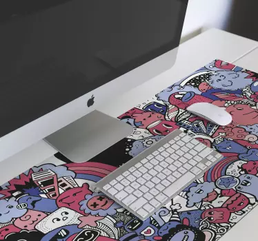 Tappetino per mouse in vinile fantasy anime - TenStickers