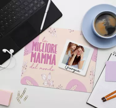 Tappetino mouse in pvc per festa della mamma - TenStickers
