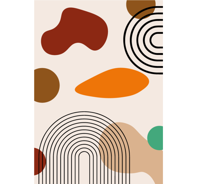 Tenda a rullo bagno archi boho - TenStickers