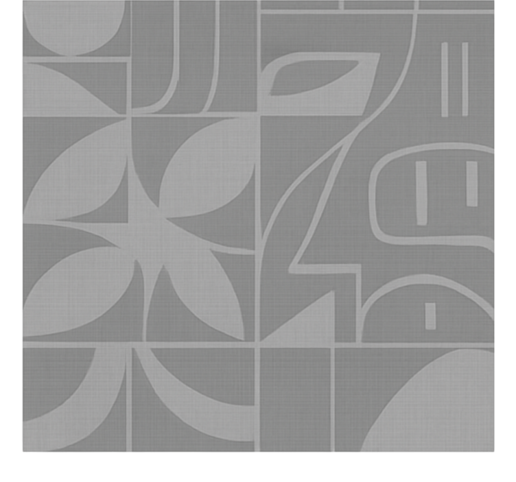 Tenda a rullo grigia modello moderno astratto - TenStickers