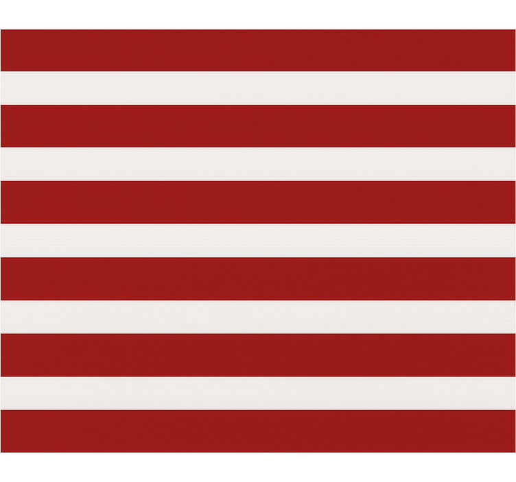 Tenda a rullo cameretta strisce orizzontali rosse - TenStickers