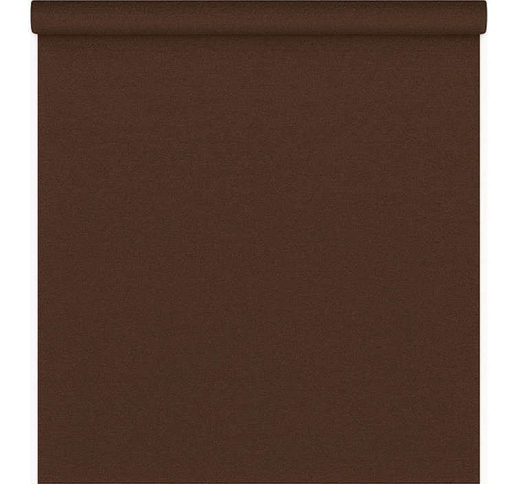 Tenda a rullo soggiorno monocromatico marrone scuro - TenStickers