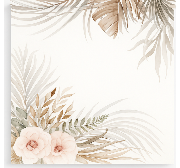 Tenda a rullo cameretta design floreale boho - TenStickers