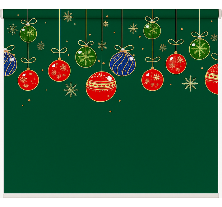 Tenda a rullo soggiorno luci a palline minimaliste - TenStickers