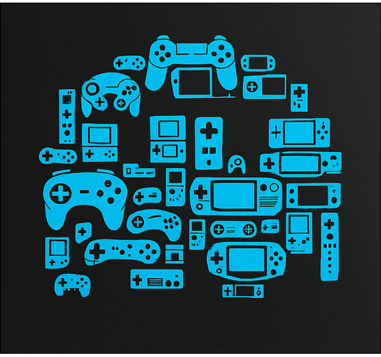 Tenda a rullo gamer bot controller di gioco - TenStickers