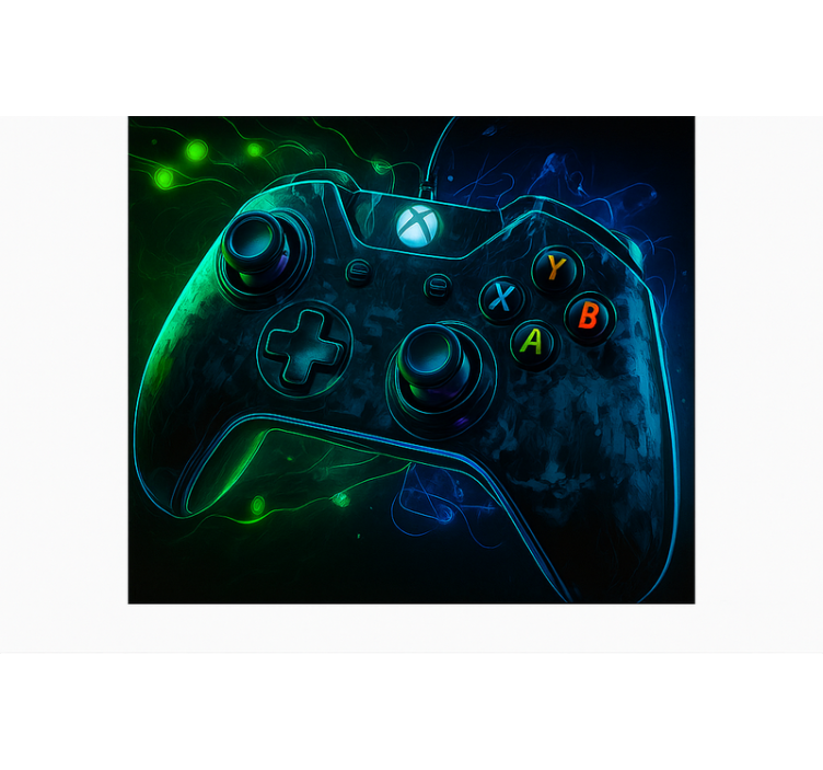 Tenda a rullo gamer controllore intergalattico luminoso - TenStickers