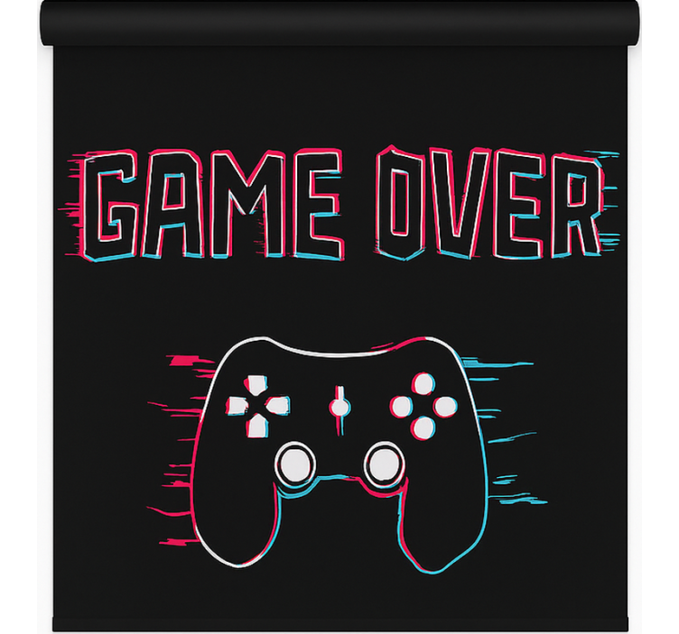 Tenda a rullo gamer game over - TenStickers