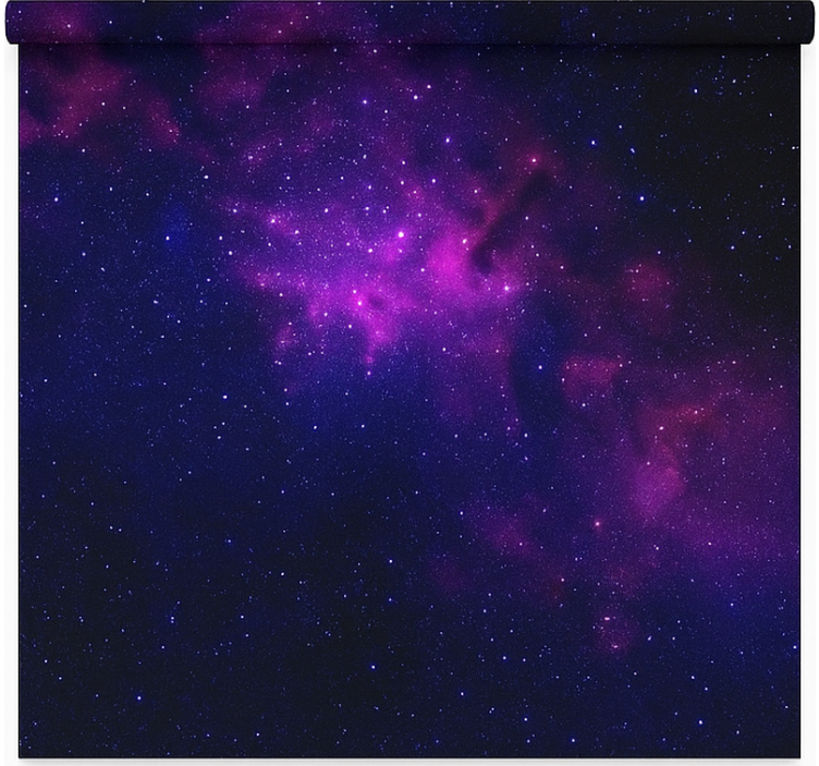 Tenda a rullo camera ragazzi stella della galassia viola - TenStickers