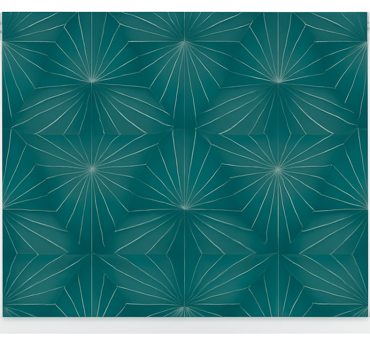 Tenda a rullo camera ragazzi stella geometrica - TenStickers