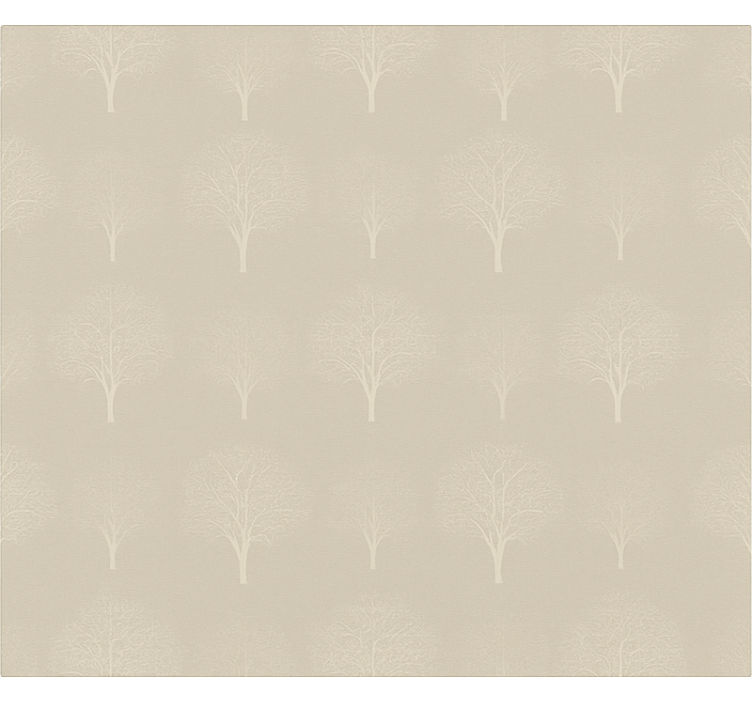 Tenda a rullo sala da pranzo alberi forestali in miniatura - TenStickers