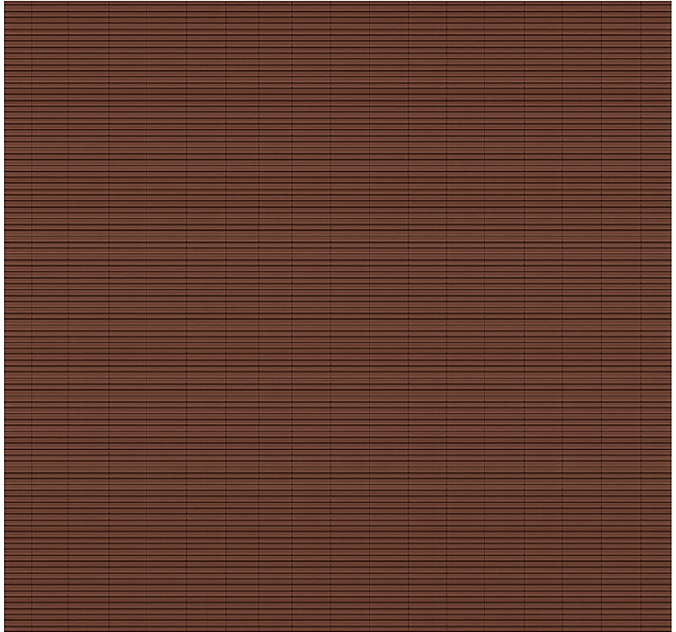 Tenda a rullo sala da pranzo effetto bambù marrone cioccolato - TenStickers