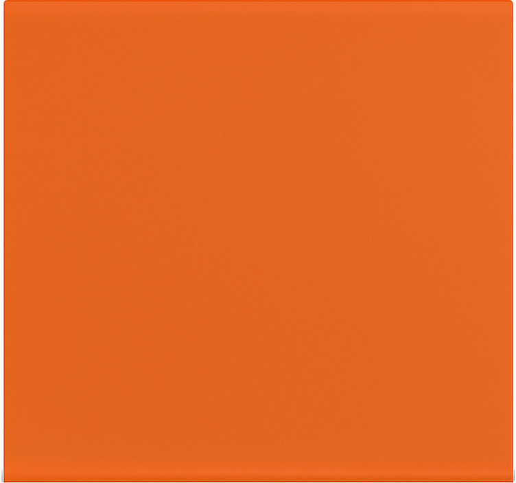 Tenda a rullo sala da pranzo monocolore arancione bruciato - TenStickers