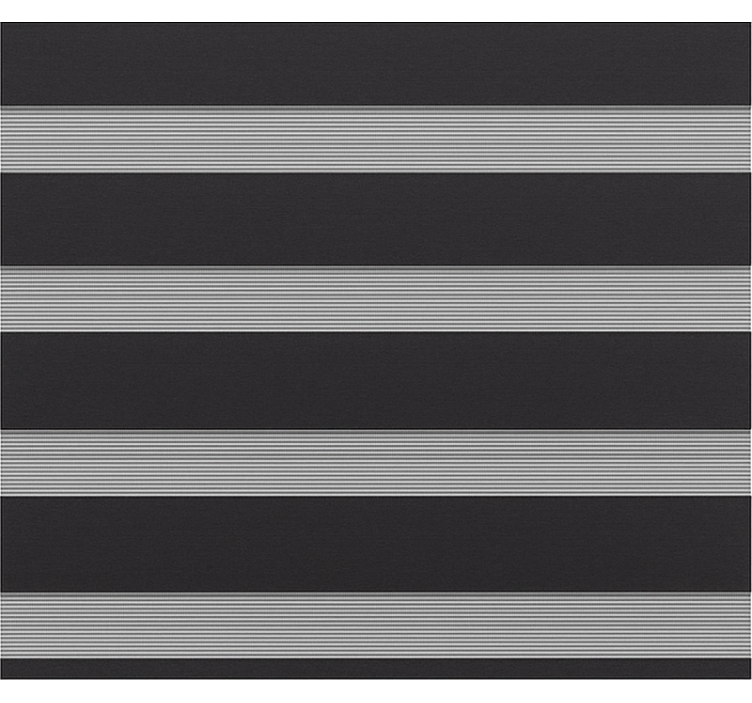 Tenda a rullo per ufficio protezione solare nera trendy - TenStickers