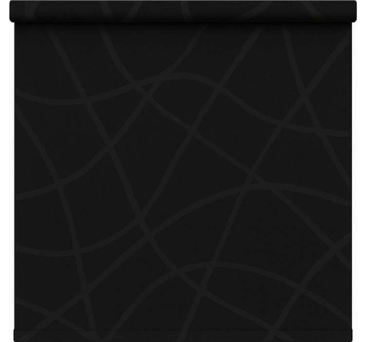 Tenda a rullo per ufficio nero rilassante - TenStickers