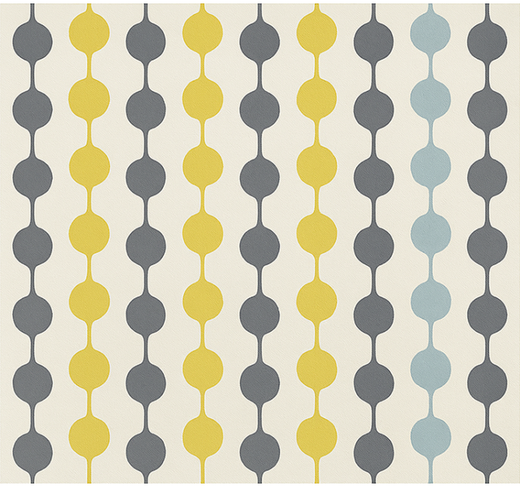 Tenda a rullo stile nordico cerchi colorati sospesi - TenStickers