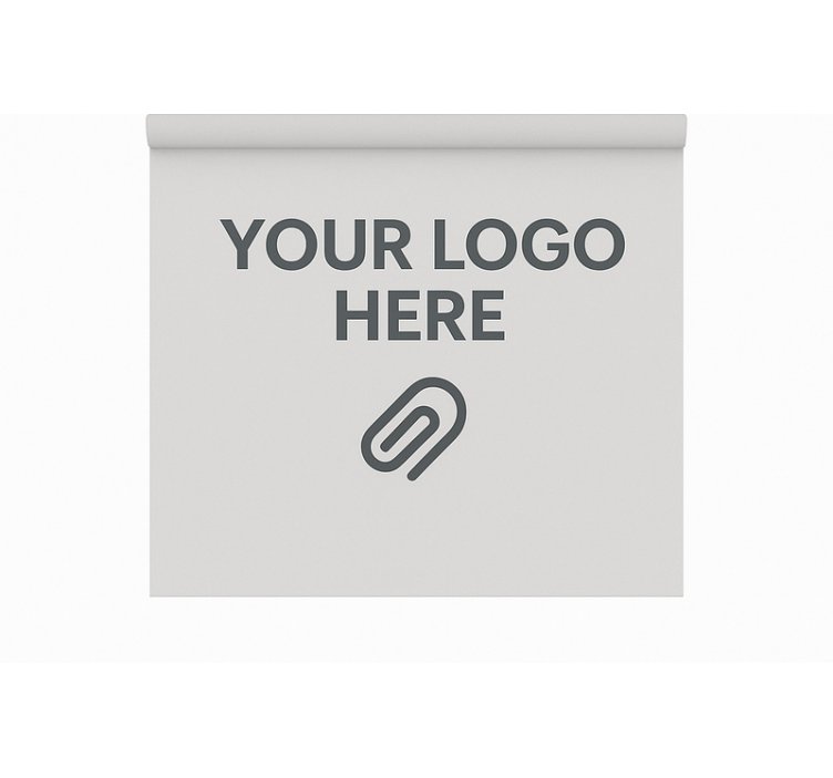 Tenda a rullo per ufficio con logo personalizzato - TenStickers