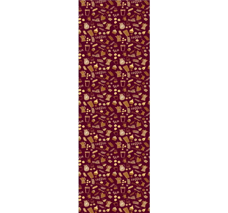 Tenda a rullo cucina motivo bevande - TenStickers