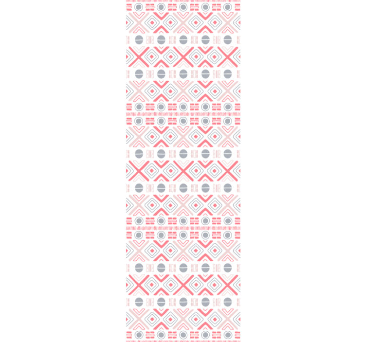 Tenda a rullo cucina motivi tribali colori soft - TenStickers