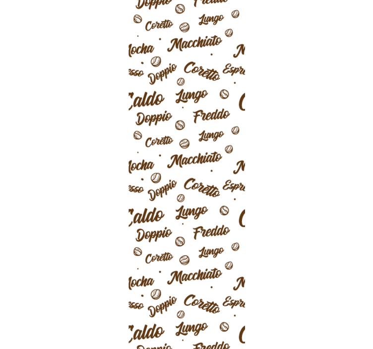 Tenda a rullo cucina caffè ogni giorno - TenStickers