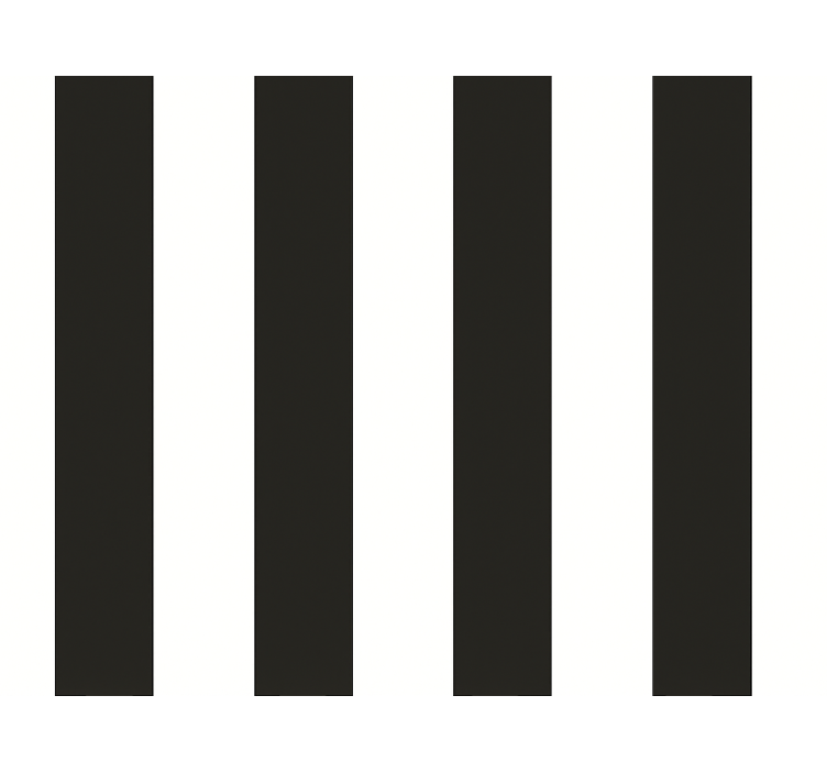 Tenda a rullo cucina righe bianche e nere - TenStickers