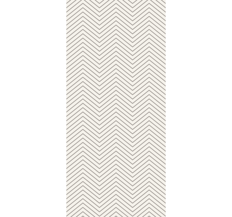 Tenda a rullo sala da pranzo linee grigie - TenStickers