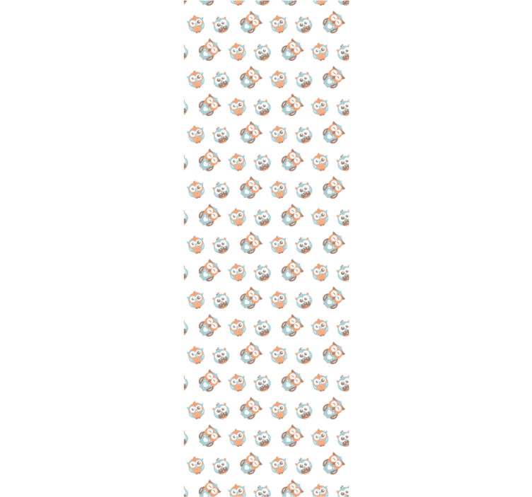 Tenda a rullo cameretta con motivo gufo - TenStickers