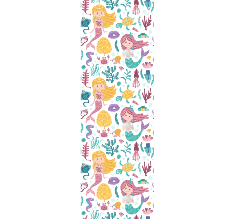 Tenda a rullo cameretta avventura sirena - TenStickers