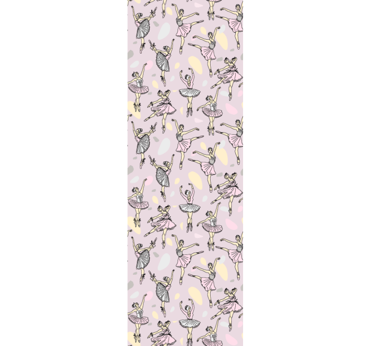 Tenda a rullo cameretta ballerina ballet - TenStickers