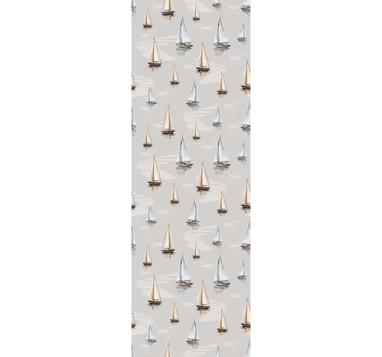 Tenda a rullo cameretta motivo velieri elegante - TenStickers
