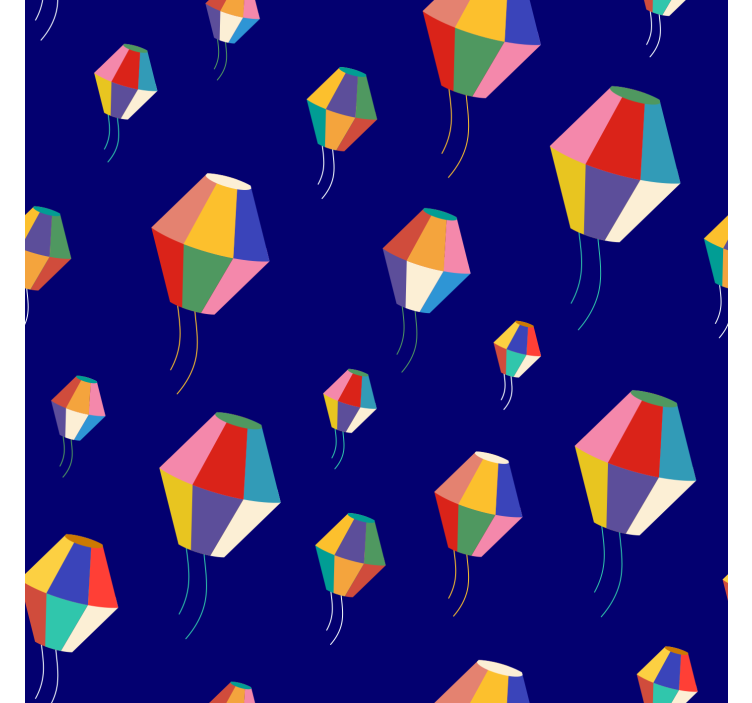 Tenda a rullo cameretta palloni aerostatici - TenStickers