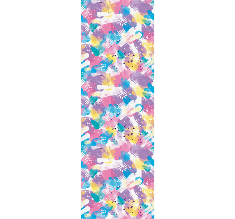 Tenda a rullo cameretta colori pastello fluttuanti - TenStickers