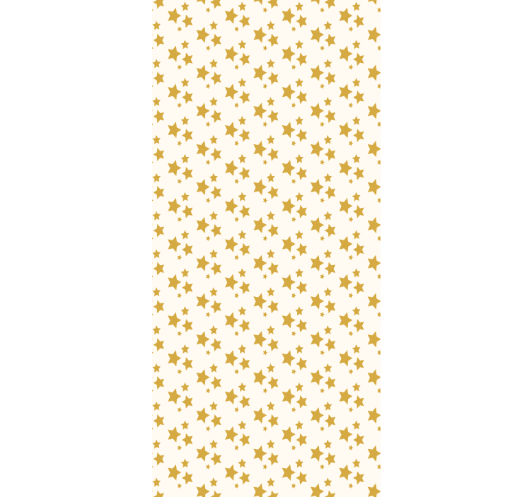 Tenda a rullo cameretta stelle dorate disordinate - TenStickers