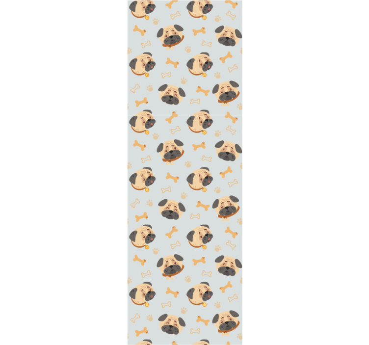 Tenda a rullo cameretta cuccioli bulldog inglese - TenStickers
