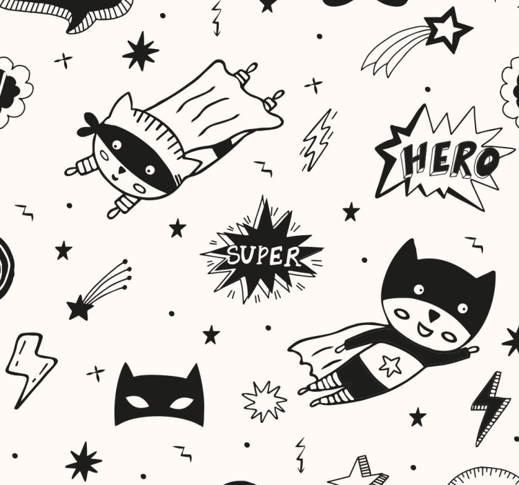 Tenda a rullo cameretta motivi fumetto supereroi - TenStickers