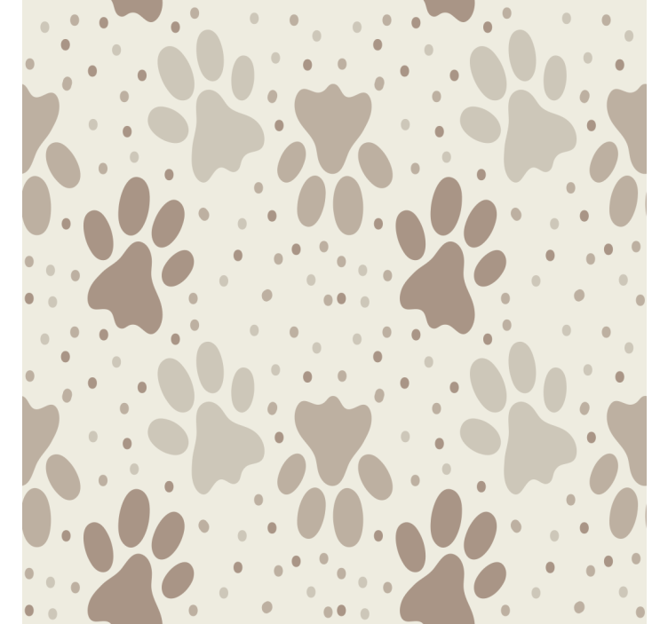 Tenda a rullo cameretta zampa di cane - TenStickers
