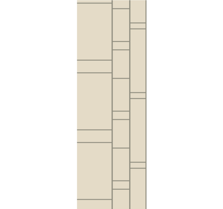 Tenda a rullo per ufficio motivo blocchi contemporanei - TenStickers