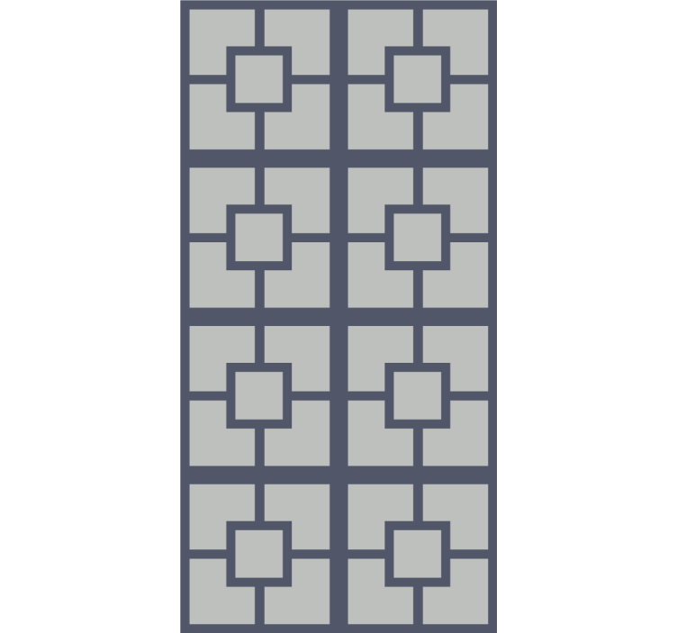 Tenda a rullo per ufficio design a quadrati - TenStickers