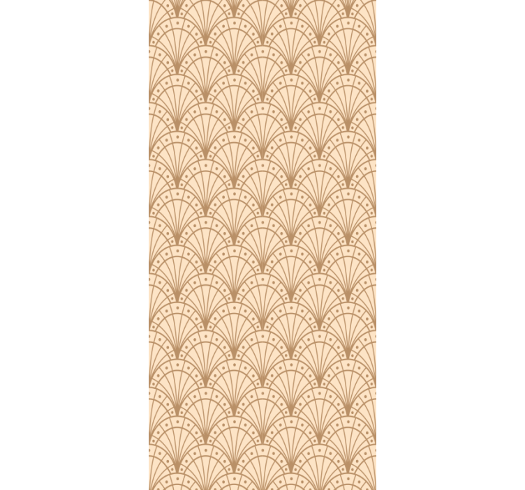 Tenda a rullo per ufficio motivo elegante a ventaglio - TenStickers