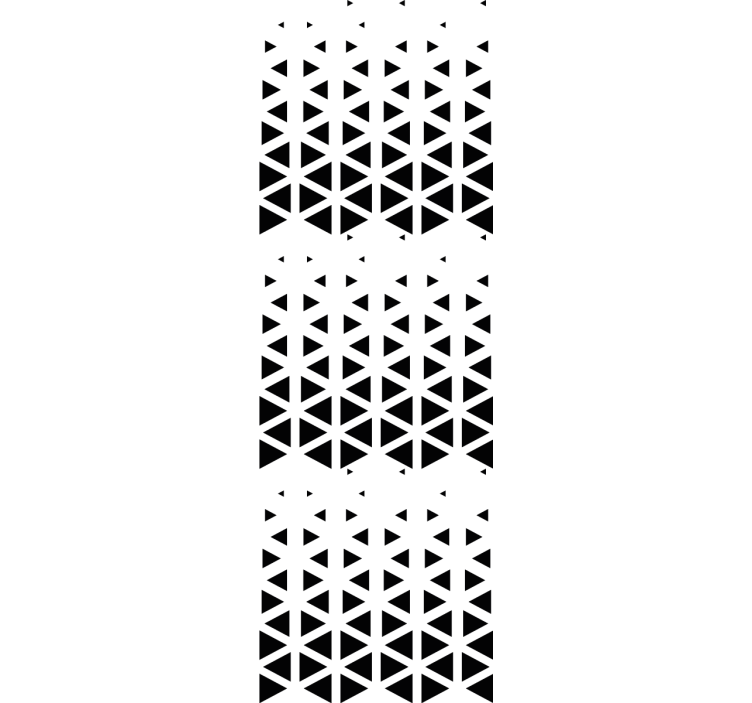 Tenda a rullo per ufficio effetto ombre geometriche - TenStickers