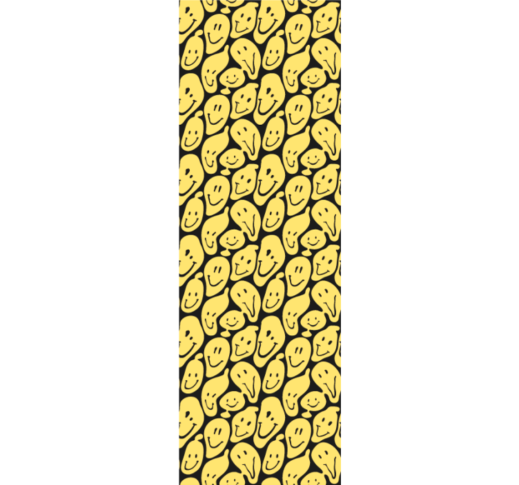 Tenda a rullo camera ragazzi motivo faccine sorridenti - TenStickers