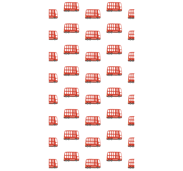 Tenda a rullo camera ragazzi motivo autobus londra - TenStickers