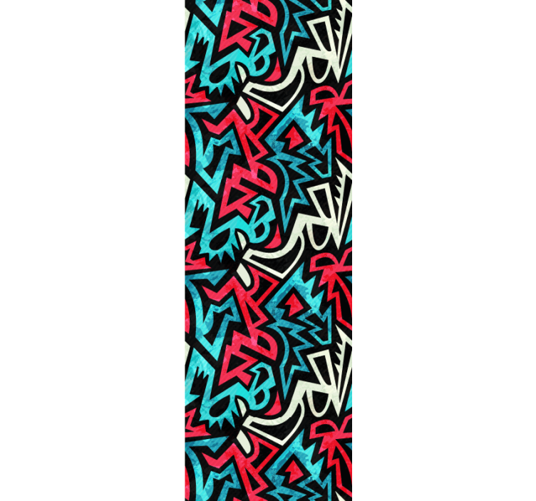 Tenda a rullo camera ragazzi motivo urban dipinto - TenStickers